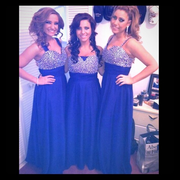 Beautiful evening gown, delicately worn once!!