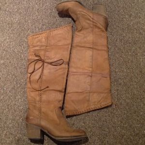 Over the knee cowgirl boots