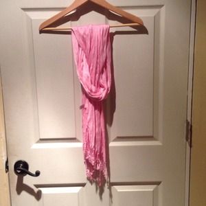 Pastel pink scarf