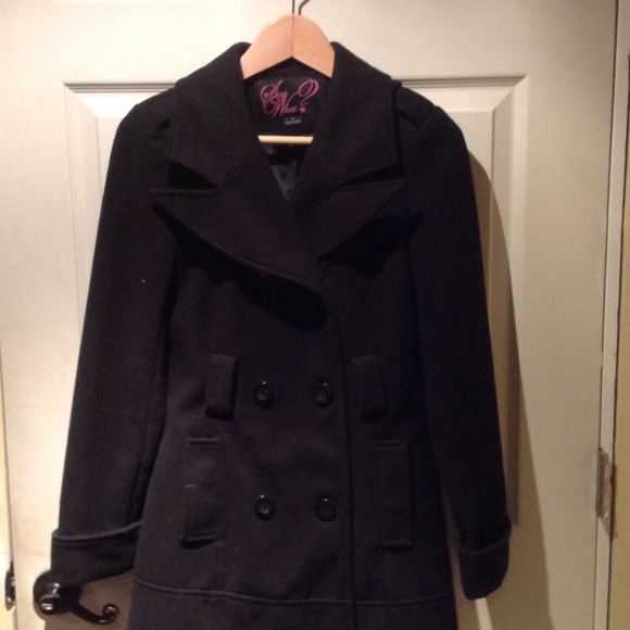 Black pea coat