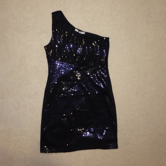 Dresses & Skirts - Blue and black sequin dress Dresses & Skirts - Blue and black sequin dress
