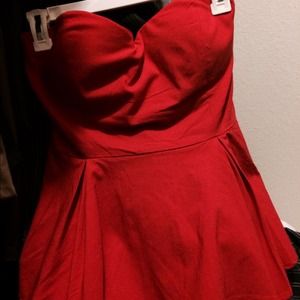 💢SOLD💢 peplum tube top
