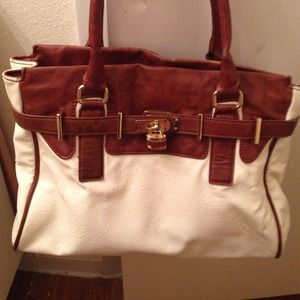 Brown & White Also Purse