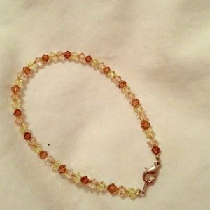Custom made Swarovski crystal bracelet
