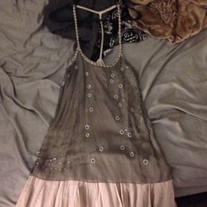 Free People stud/sequin detailed dress