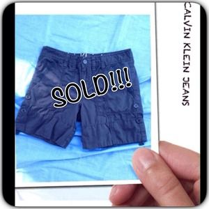 #292  💙💙CALVIN KLEIN JEANS BLACK SHORTS💙💙