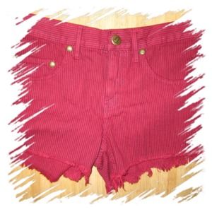 Free People Striped Shorts