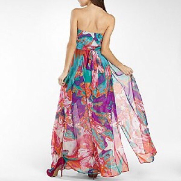 NWT Bee Darlin strapless dress perfect for prom - Picture 2 of 3