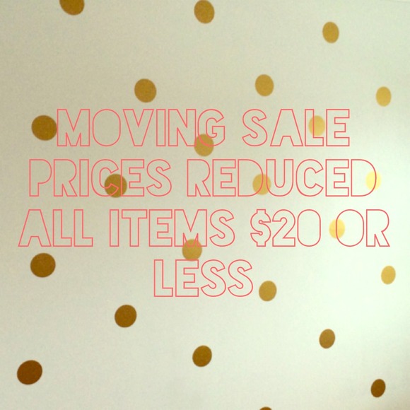 I am moving soon and trying to clean out my closet