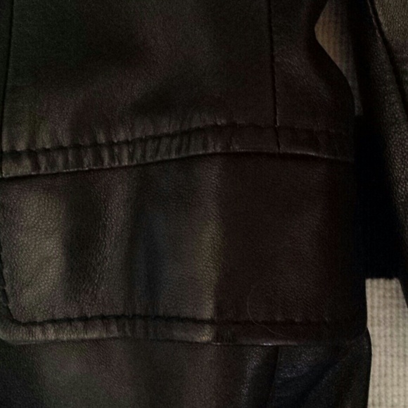 Leather 3/4 length jacket - Picture 3 of 3