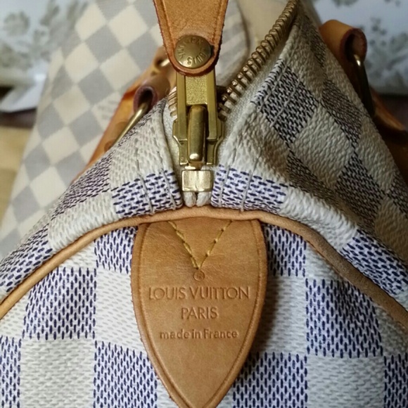 AUTHENTIC Louis Vuitton Speedy 30 Damier Azur - Picture 3 of 4