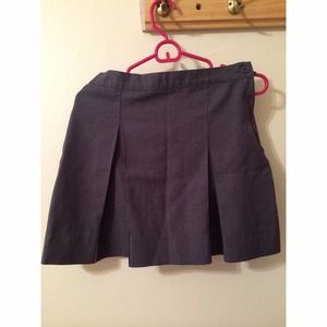Gray uniform skirt