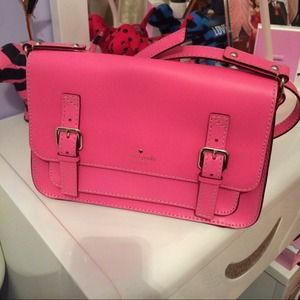 Kate spade hot pink Essex leather crossbody bag