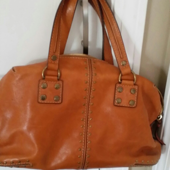 Michael Kors Astor Leather Satchel, Brown