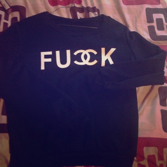 Chanel fuck sweater never used ! Reposhing :)