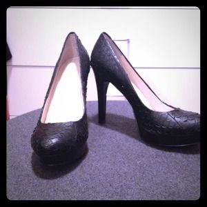 Calvin Klein Black Heels - Like New!