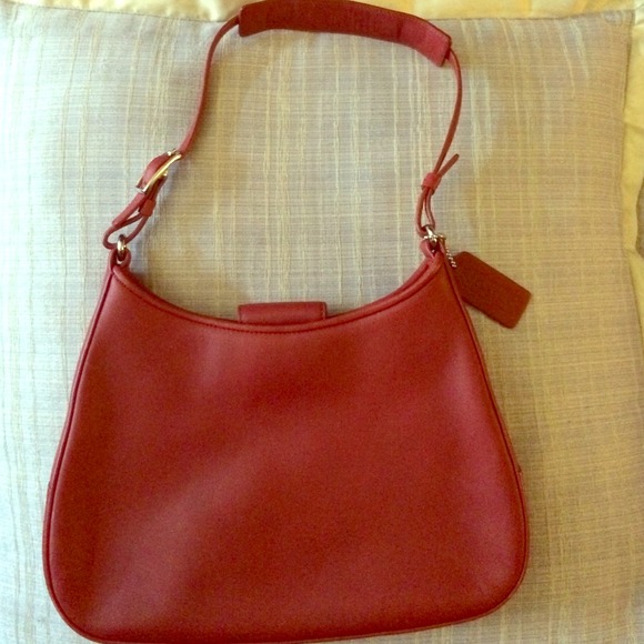 Red Authentic Coach Bag