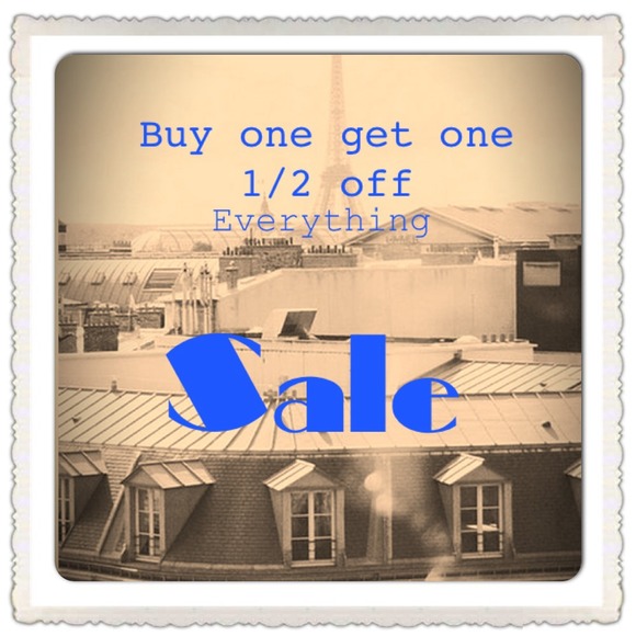 Weekend sale ladies!!! Everything BOGO 1/2 off
