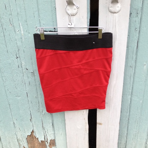 Nordstrom red skirt (mini) - Picture 1 of 1