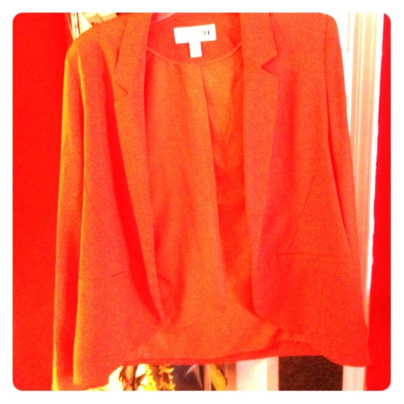 Orange and yellow blazers from forever 21