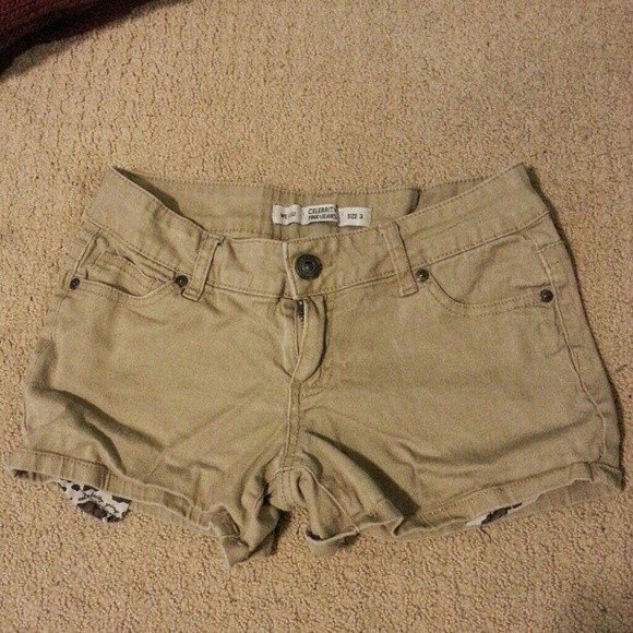 Tan shorts