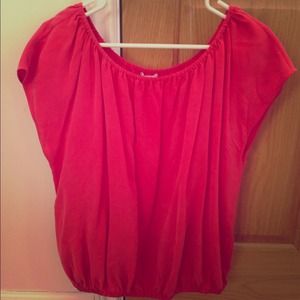 Joie Off-the-Shoulder Silk Shirt