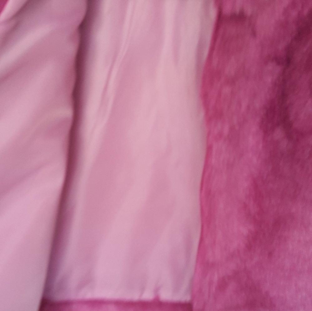 b.t. kids Pink Faux Fur Jacket - Picture 4 of 5