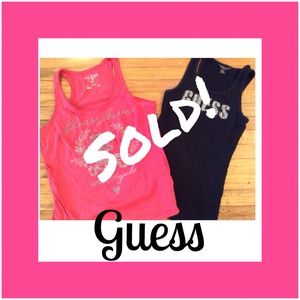 Sold...Two guess tanks size medium.