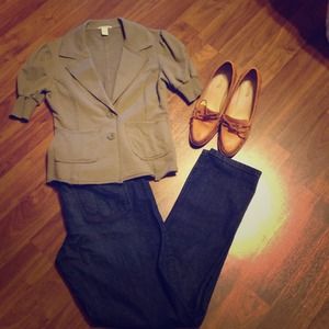 Bundle Reduced American Rag & navy polka dot