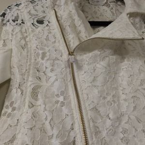 Long sleeve lace jacket