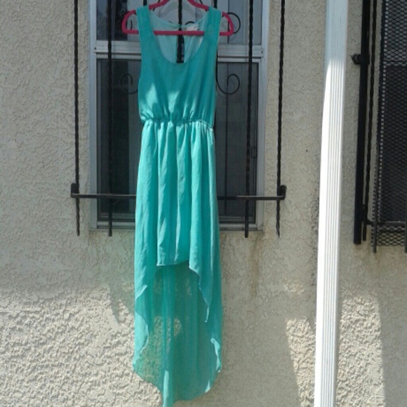 Mint High-low dress