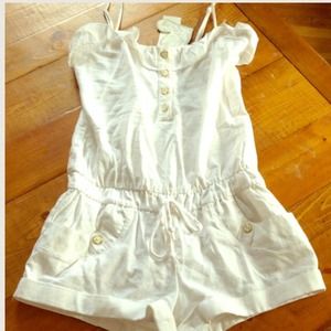 White short romper! Super cute and light.
