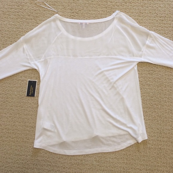 Long sleeve Juicy shirt with sheer back