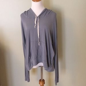 Brandy hooded light sweater
