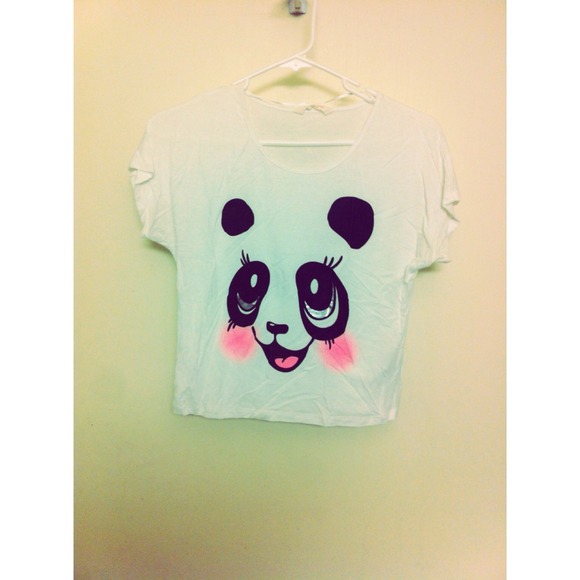 Panda crop top ❌no swaps❌