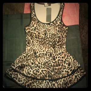 Layered Peplum Shirt