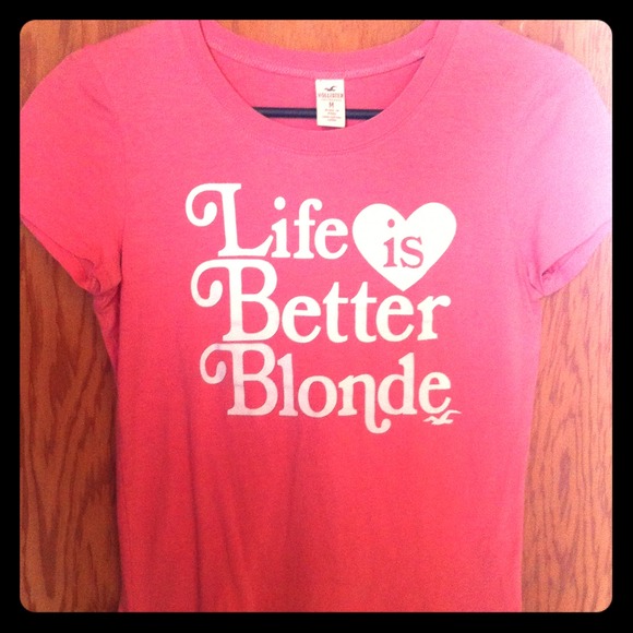 Medium Pink Hollister Tee Shirt