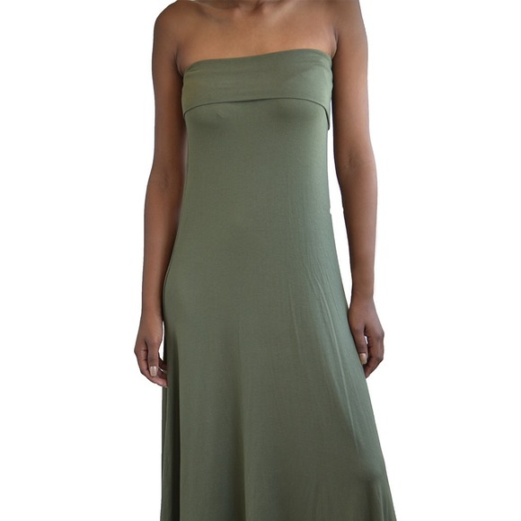 Strapless dress