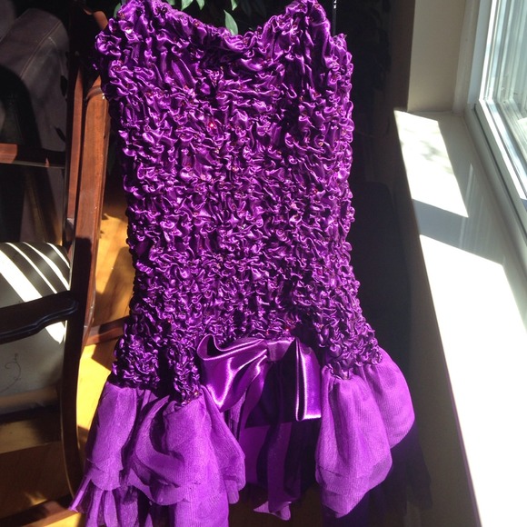 Purple sparkly dress💖 - Picture 1 of 4