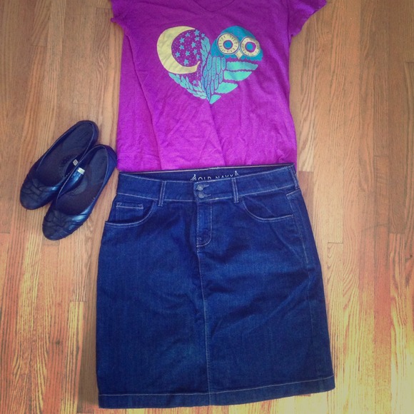 Denim skirt