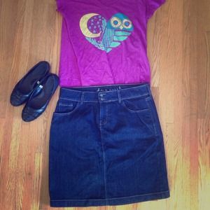 Denim skirt