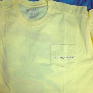 Yellow Southern Proper Pocket T