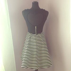 Cut out heart dress