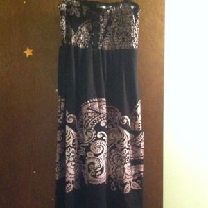 Light purple and blk sundress