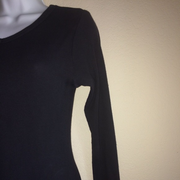 Hard Tail Dark Gray Forever Long Sleeve maxi dress - Picture 2 of 4