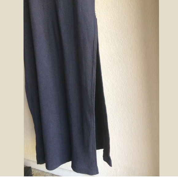Hard Tail Dark Gray Forever Long Sleeve maxi dress - Picture 3 of 4