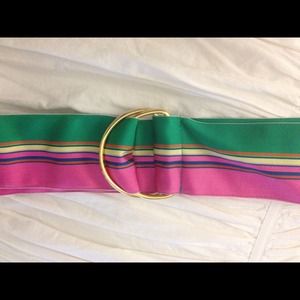 Ralph Lauren wide grosgrain belt