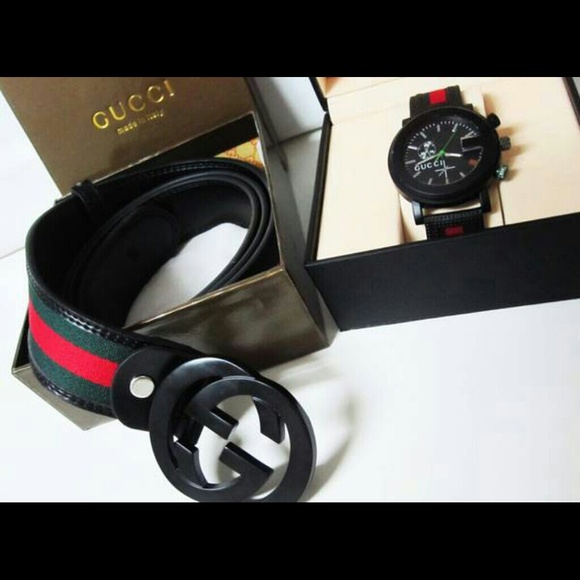 gucci belt watch