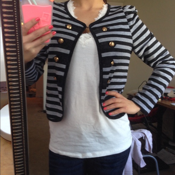 Napoleon style stripped jacket - Picture 2 of 4