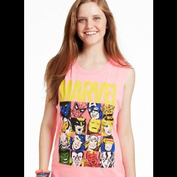 Tops - **Free! ** Marvel tank